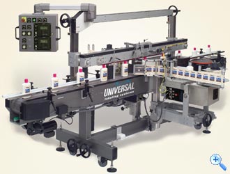 UniVersal CP-2000 - Высокоскоростные универсальные автоматические этикетировочные машины линейного типа для нанесения самоклеящихся этикеток на круглые, овальные и плоские упаковки
